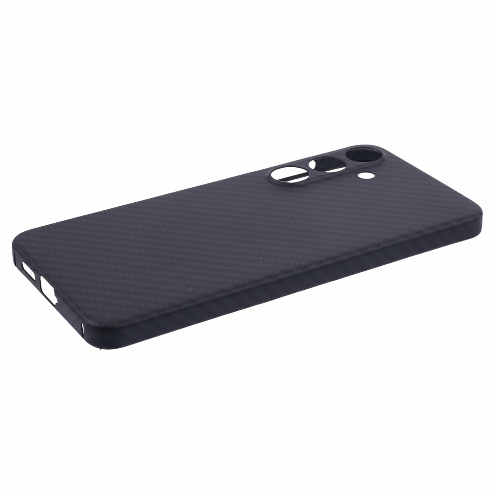 For Samsung Galaxy S24+ Aramid Fiber Case 1500D Carbon Fiber Texture Anti-Drop Phone Cover, Black For Samsung Galaxy S24+ Aramid Fiber Case 1500D Carbon Fiber Texture Anti-Drop Phone Cover, Black